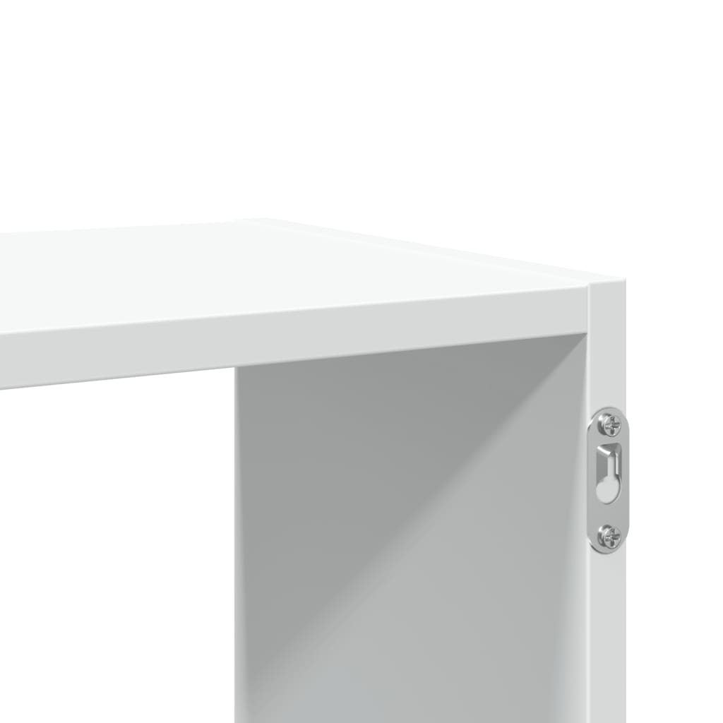 Scaffale a Parete Bianco 100x25x50 cm in Legno Multistrato