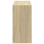 Scaffale a Parete Rovere Sonoma 100x25x50 cm Legno Multistrato