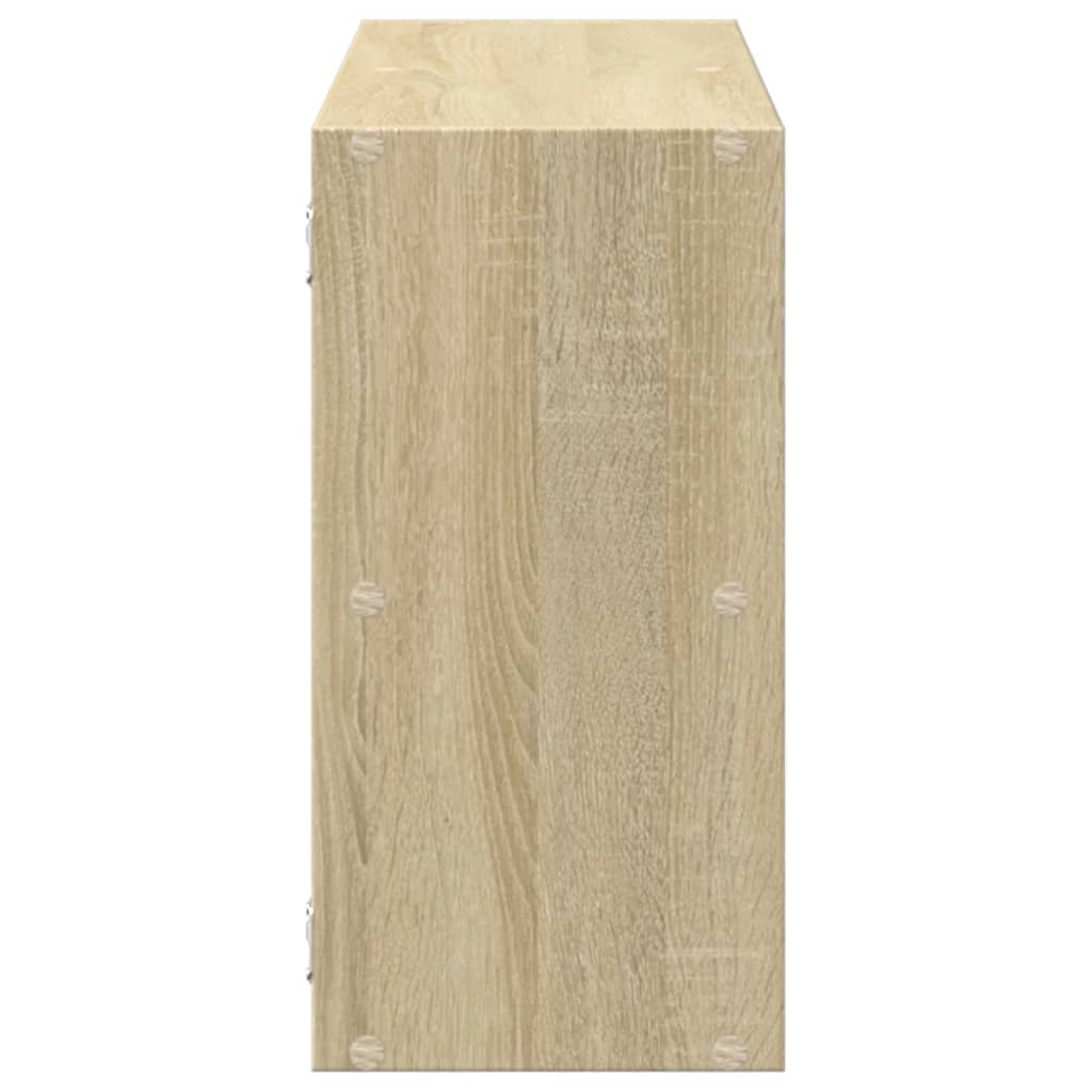 Scaffale a Parete Rovere Sonoma 100x25x50 cm Legno Multistrato