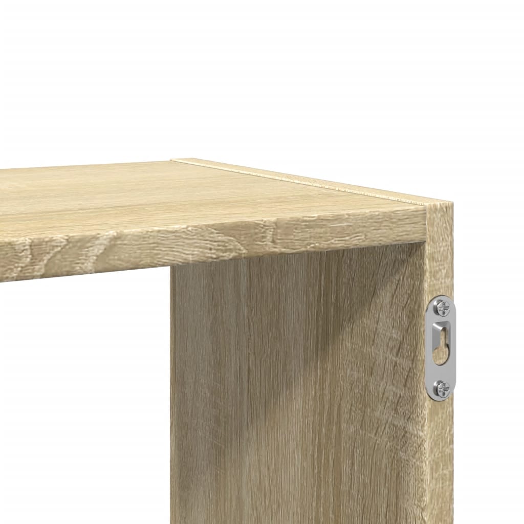Scaffale a Parete Rovere Sonoma 100x25x50 cm Legno Multistrato