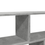Scaffale a Muro Grigio Cemento 100x25x50 cm Legno Multistrato