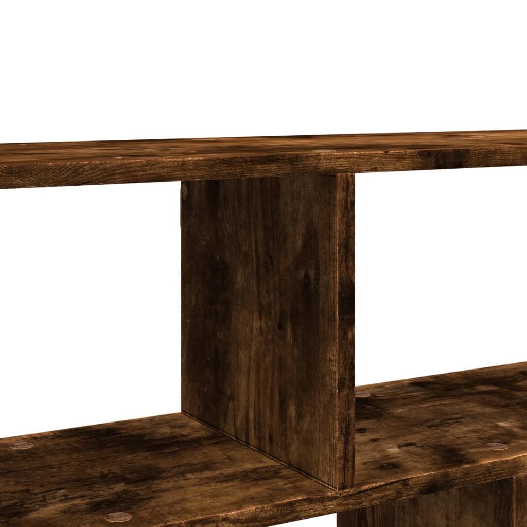 Scaffale a Muro Rovere Fumo 100x25x50 cm in Legno Multistrato