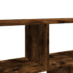 Scaffale a Muro Rovere Fumo 100x25x50 cm in Legno Multistrato
