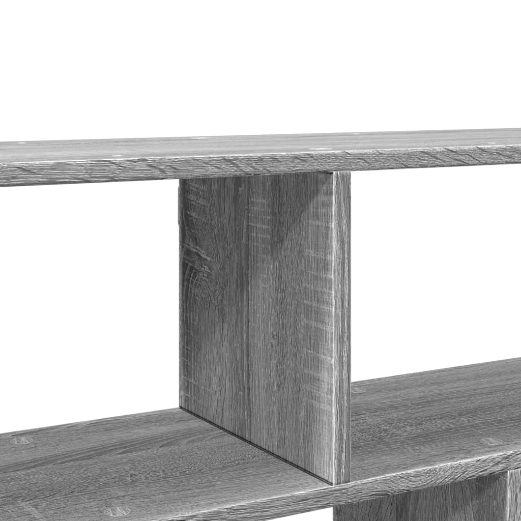 Scaffale a Muro Grigio Sonoma 100x25x50 cm in Legno Multistrato