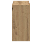 Scaffale a Parete Rovere Artigianale 100x25x50 cm in Truciolato