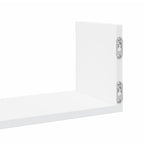 Mensole a Muro 3 pz Bianche 58x18x18 cm in Truciolato