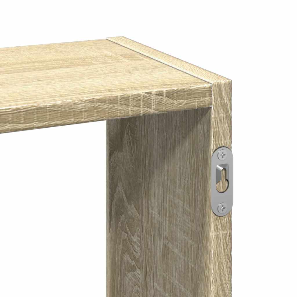 Scaffale a Parete Rovere Sonoma 159x18x66 cm in Truciolato