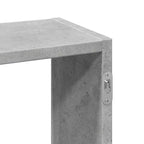 Scaffale a Muro Grigio Cemento 159x18x66 cm in Truciolato