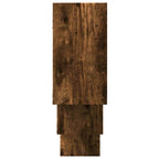 Mensola a Muro Rovere Fumo 159x18x66 cm in Truciolato