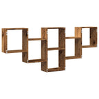 Scaffale a Parete Legno Vecchio 159x18x66 cm in Truciolato