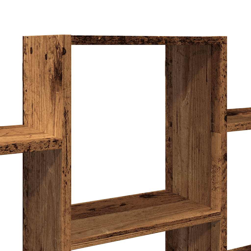 Scaffale a Parete Legno Vecchio 159x18x66 cm in Truciolato