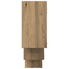 Scaffale a Parete Rovere Artigianale 159x18x66 cm in Truciolato