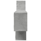 Mensola a Parete Grigio Cemento 167,5x18x68 cm in Truciolato