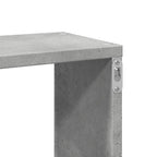 Mensola a Parete Grigio Cemento 167,5x18x68 cm in Truciolato