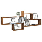 Mensola a Parete Legno Antico 167,5x18x68 cm in Truciolato