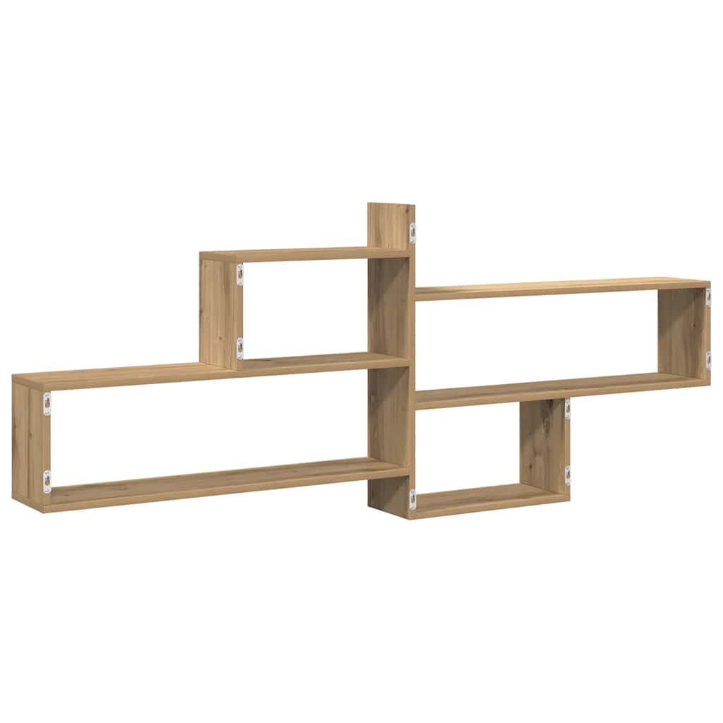 Mensola a Parete Rovere Artigianale 167,5x18x68 cm Truciolato