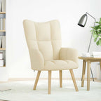Sedia Relax Crema in Tessuto