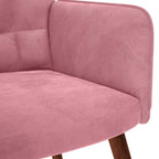 Sedia Relax Rosa in Velluto