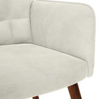Sedia Relax Crema in Velluto