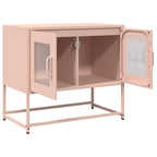 Mobile TV Rosa 68x39x60,5 cm in Acciaio Laminato a Freddo