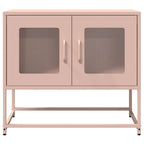 Mobile TV Rosa 68x39x60,5 cm in Acciaio Laminato a Freddo