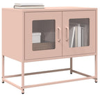Mobile TV Rosa 68x39x60,5 cm in Acciaio Laminato a Freddo