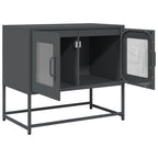 Mobile TV Antracite 68x39x60,5 cm in Acciaio Laminato a Freddo