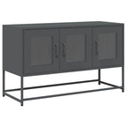 Mobile TV Antracite 100,5x39x60,5 cm Acciaio Laminato a Freddo