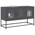 Mobile TV Antracite 100,5x39x60,5 cm Acciaio Laminato a Freddo
