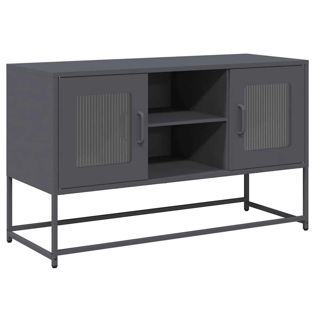 Mobile TV Antracite 100,5x39x60,5 cm in Acciaio