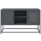 Mobile TV Antracite 100,5x39x60,5 cm in Acciaio