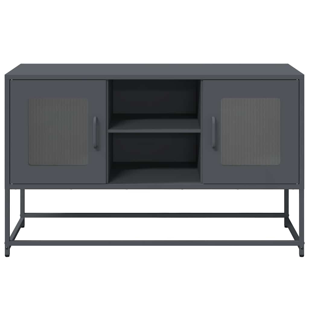 Mobile TV Antracite 100,5x39x60,5 cm in Acciaio