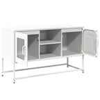 Mobile TV Bianco 100,5x39x60,5 cm in Acciaio