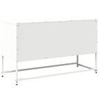 Mobile TV Bianco 100,5x39x60,5 cm in Acciaio