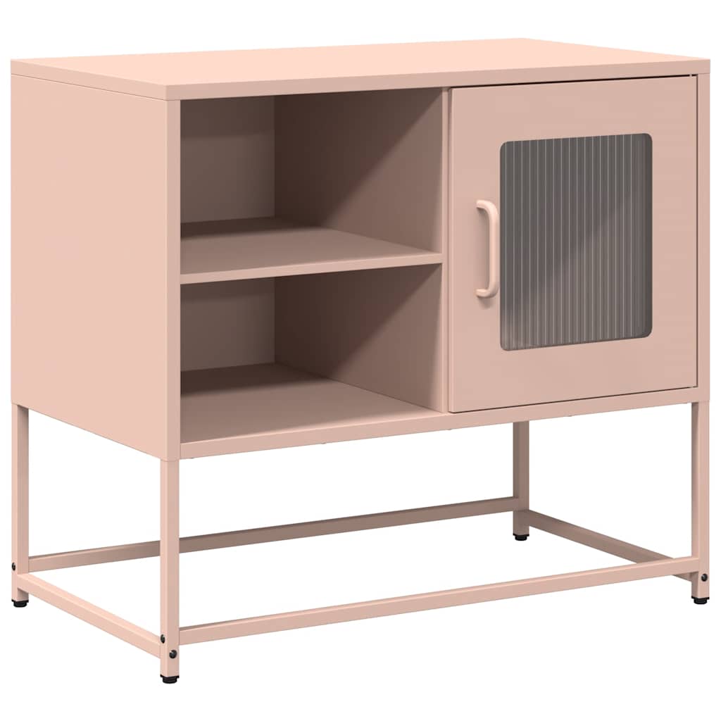 Mobile TV Rosa 68x39x60,5 cm in Acciaio