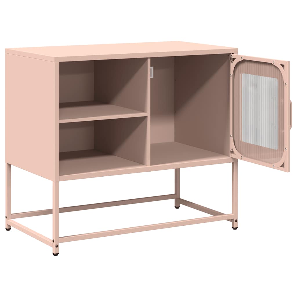 Mobile TV Rosa 68x39x60,5 cm in Acciaio
