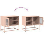 Mobile TV Rosa 68x39x60,5 cm in Acciaio