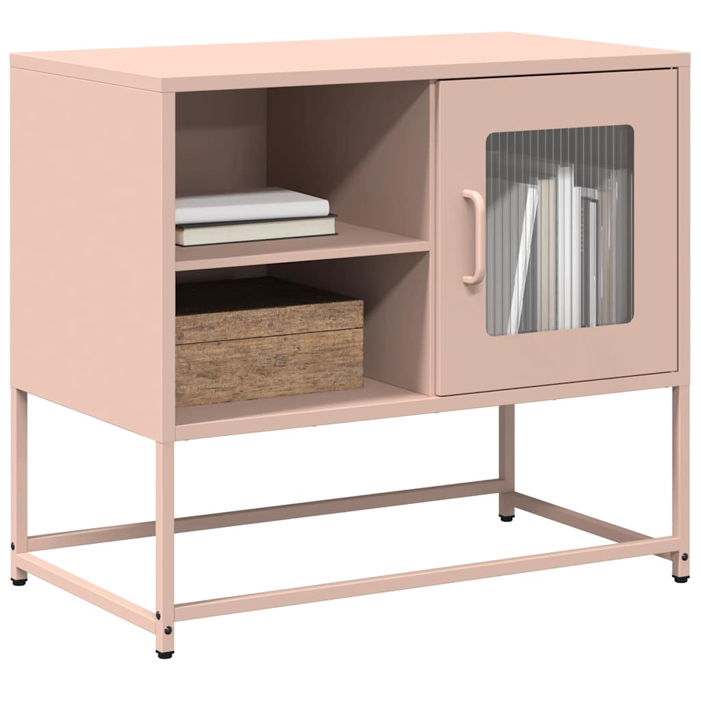 Mobile TV Rosa 68x39x60,5 cm in Acciaio