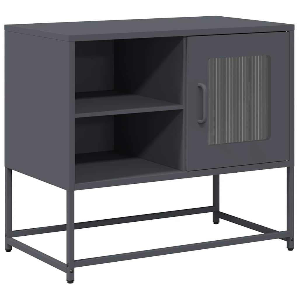 Mobile TV Antracite 68x39x60,5 cm in Acciaio
