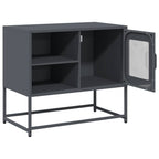 Mobile TV Antracite 68x39x60,5 cm in Acciaio