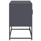 Mobile TV Antracite 68x39x60,5 cm in Acciaio