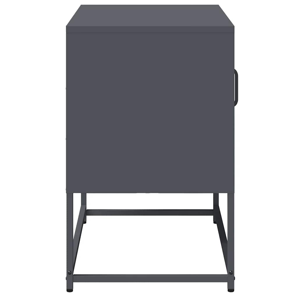 Mobile TV Antracite 68x39x60,5 cm in Acciaio
