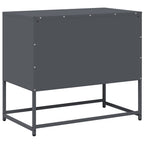 Mobile TV Antracite 68x39x60,5 cm in Acciaio