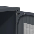 Mobile TV Antracite 68x39x60,5 cm in Acciaio
