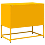 Mobile TV Giallo Senape 68x39x60,5 cm in Acciaio