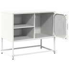 Mobile TV Bianco 68x39x60,5 cm in Acciaio