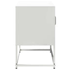 Mobile TV Bianco 68x39x60,5 cm in Acciaio
