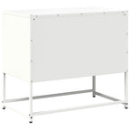 Mobile TV Bianco 68x39x60,5 cm in Acciaio