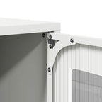 Mobile TV Bianco 68x39x60,5 cm in Acciaio