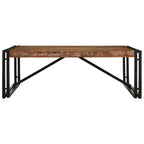 Tavolino Salotto Multicolore 100x100x35 cm Legno Recupero